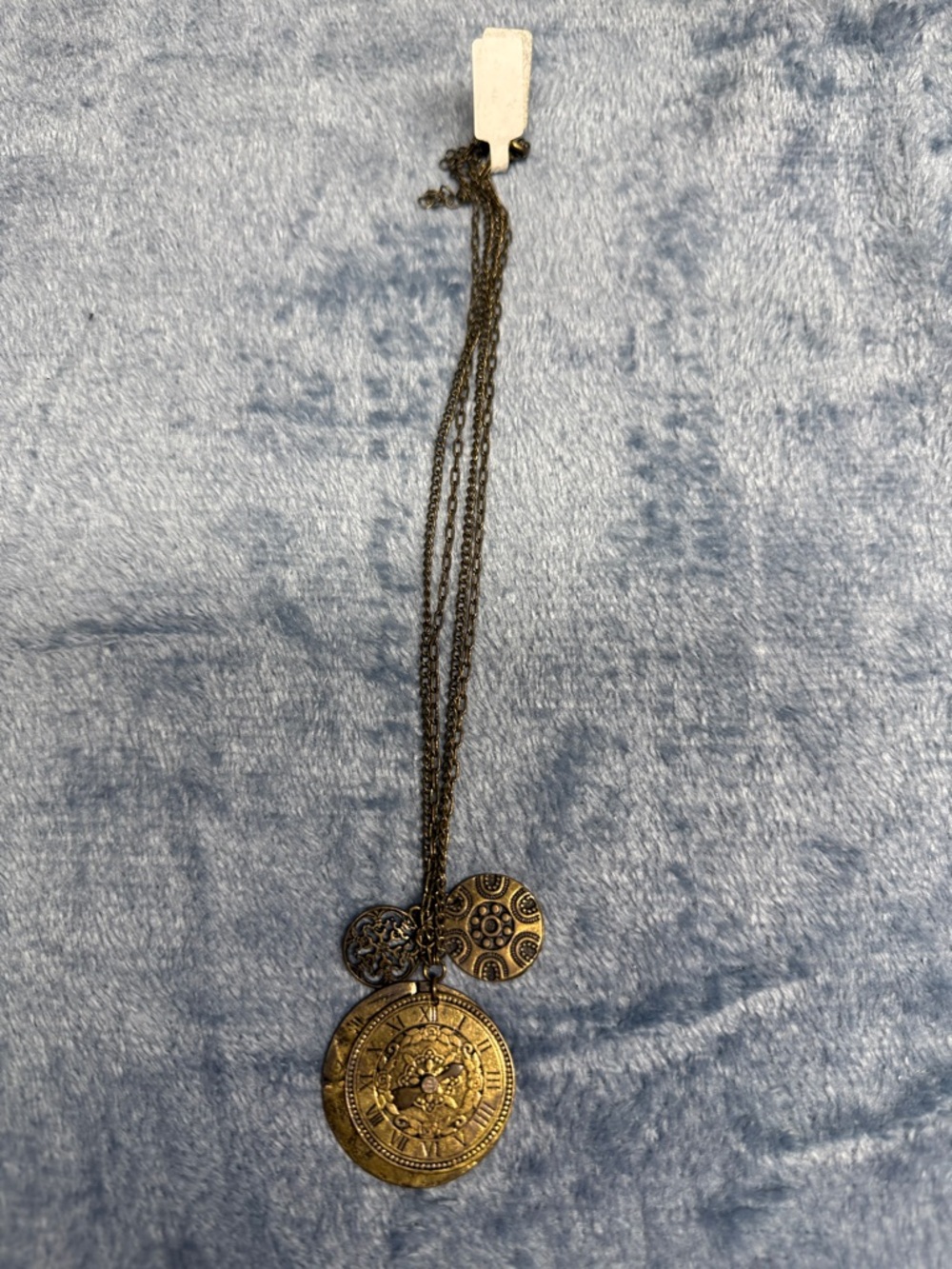 Bronze-Tone Layered Coin Pendant Necklace - Women Jewelry